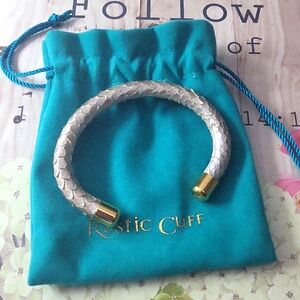 RUSTIC CUFF, SNAKESKIN CUFF